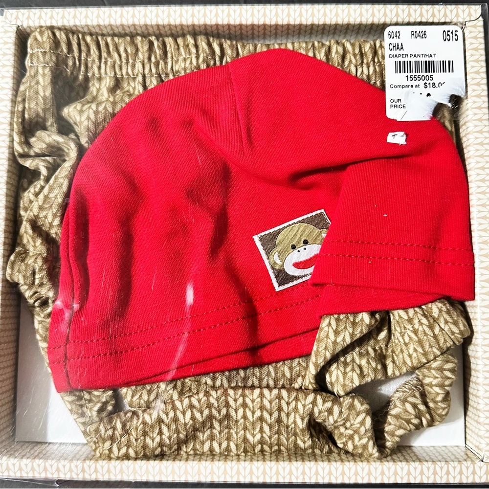 BABY STARTERS Diaper Cover and Cap NIB